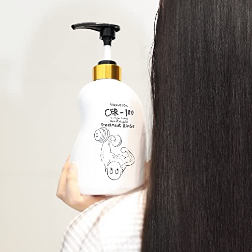 Elizavecca, CER-100, Tratamiento fortalecedor con enjuague con revestimiento de colágeno para el cabello, 500 ml