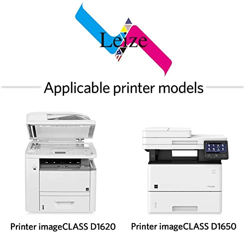 Leize Cartucho de tóner Compatible de Repuesto para Canon 121 3252C001, Paquete de 2 Unidades de Alto Rendimiento, 5.000 páginas para Impresora láser imageCLASS D1620 D1650, Color Negro