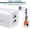 USB Wall Charger, [2-Pack] 5V/2.1AMP AILKIN 2-Port USB Wall Charger Home Travel Plug Power Adapter Charging Box for iPhone 14 13 12 Pro MAX Mini SE 11 11Pro XS XR X 8 Plus, Samsung Galaxy, LG, Moto