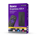 Roku Express 4K+ | Reproductor Multimedia de transmisión HD/4K/HDR con transmisión inalámbrica Suave y Control Remoto de Voz Roku con Controles de TV, Incluye Cable HDMI Premium