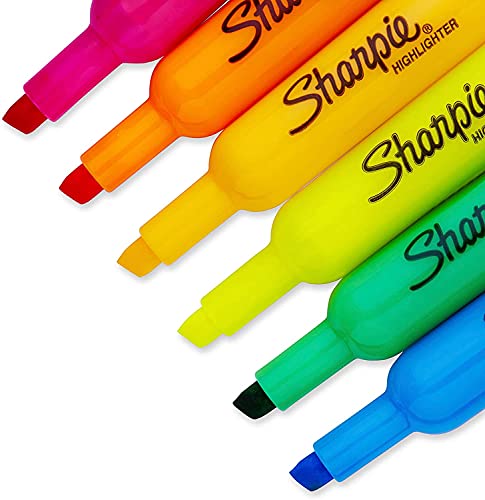 Sharpie Resaltadores estilo tanque, punta de cincel