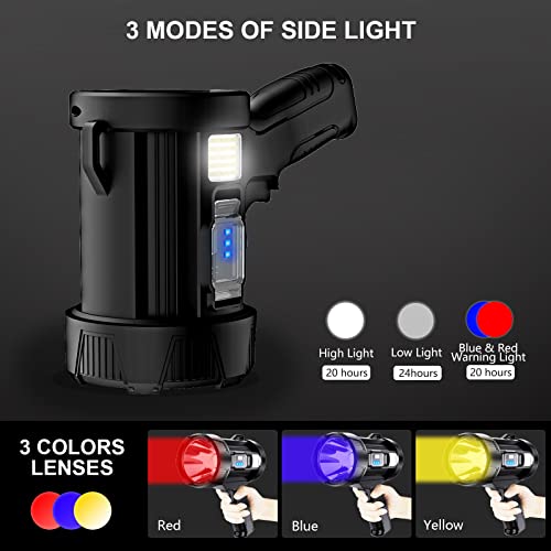 Linterna LED con luz mazorca y paneles solares