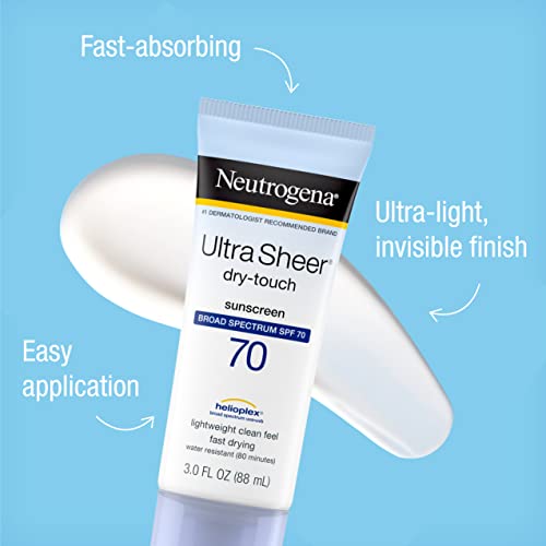 Neutrogena Protector solar Ultra Sheer Dry-Touch SPF 45 de 3 onzas