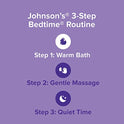 Johnson's Hipo alergénico Bedtime Baby Bubble Bath Wash with NaturalCalm Aromas