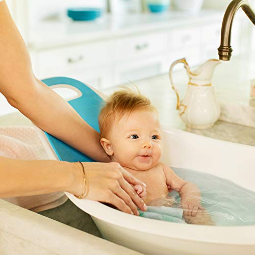 Munchkin® Sit & Soak™ - tina para bebé, 0-12 meses, color blanco, 25 x 16.25 x 15 pulgadas