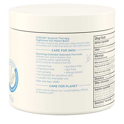 Aveeno Active Naturals Bálsamo para alivio de picazón, terapia de eccema, 11 onzas