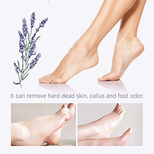 2 Pairs Foot Peel Mask Exfoliant for Soft Feet in 1-2 Weeks, Exfoliating Booties for Peeling Off Calluses & Dead Skin, For Men & Women Lavender by Bea Luz