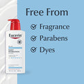 Eucerin Daily Hydration Moisturizing Lotion, Fragrance Free, 16.9 Oz, Pack of 3