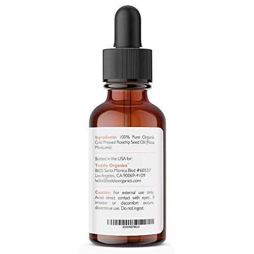 Teddie Organics Rosehip Seed Essential Oil, 1 fl. oz.