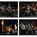 NECA Universal Monsters TMNT Figura de acción a Escala de 18 cm Ultimate Leonardo Jorobado