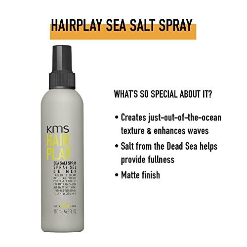 KMS Hair Play Sea Salt Spray, 6.8 oz.