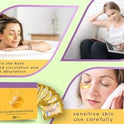 24k Gold Eye Mask, Collagen Eye Mask Pads, Dark Circle Eye Treatment, Under Eye Mask Gold, Under Eye Patches, Hydrogel Eye Patch, Eye Gel Mask(30 Pairs)