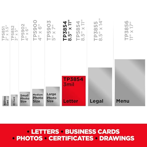 Scotch Brand Pro Thermal Laminator, Never Jam Technology Automatically Prevents Misfed Items