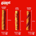 Hartz Oinkies Smoked Pig Skin Bacon Flavored Wrap Dog Treat Chews - 8 Pack