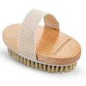 Dry Skin Body Brush - Improves Skin's Health And Beauty - Natural Bristle - Remove Dead Skin And Toxins, Cellulite Treatment , Improves Lymphatic Functions, Exfoliates, Stimulates Blood Circulation