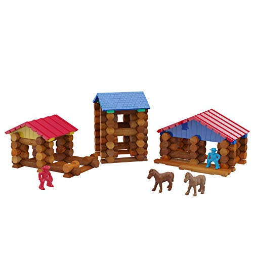 Lincoln Logs - Edición Centennial - 153 Piezas - Edades 3+ - Juguete Educativo Preescolar (Exclusivo de Amazon)