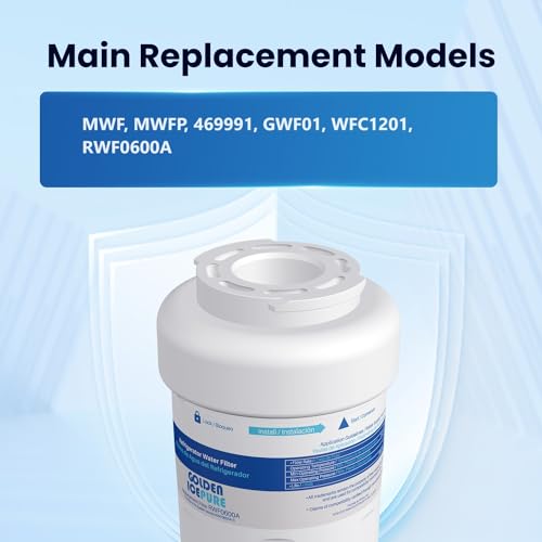 dorado Icepure MWF filtro de agua compatible con GE MWF