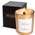 Benevolence LA - Velas aromáticas de Soja, Velas de aromaterapia, Velas relajantes de Vidrio de Oro Rosa, Velas aromáticas perfectas para decoración del hogar y Alivio del estrés, Velas no tóxicas