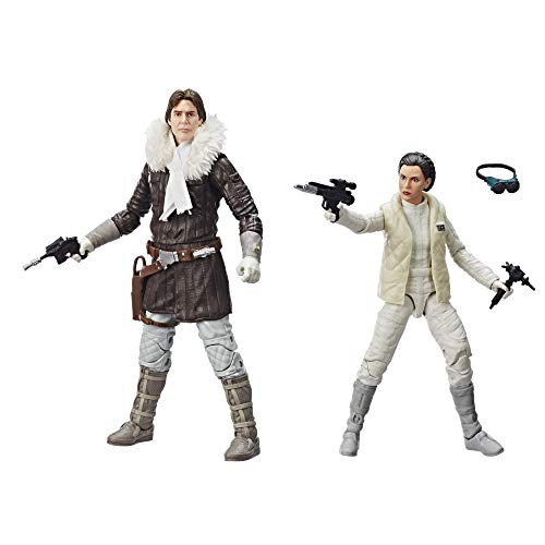 Star Wars Figuras Exclusivas de Hascon Han Solo & Princesa Leia Organa The Black Series