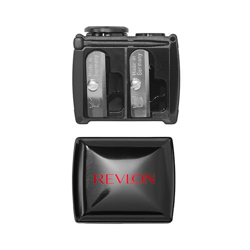 Revlon - Afilador de maquillaje para delineador de ojos, delineador de labios y mucho más. Afilador universal para todos los tamaños de lápices de madera y plástico