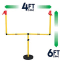 Franklin Sports - Juego de portería de fútbol Juvenil para niños con Mini fútbol, Divertido portería de fútbol para Todas Las Edades, fácil Montaje, Altura Ajustable, Base ponderada