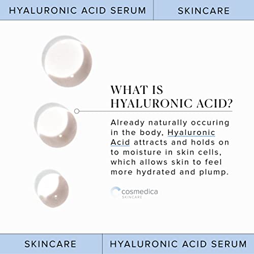 Cosmedica Skincare - Suero puro de ácido hialurónico - 2 oz (60 ml)