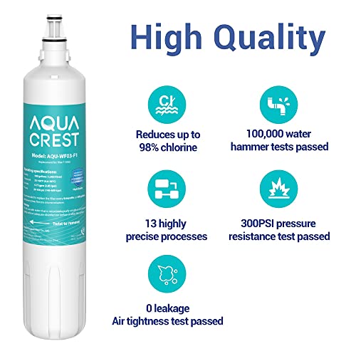 AQUACREST Water Filter Replacement for Insinkerator F-1000, Sub Zero 4204490, Aqua-Pure Easy Complete , 1 Pack by AQUACREST