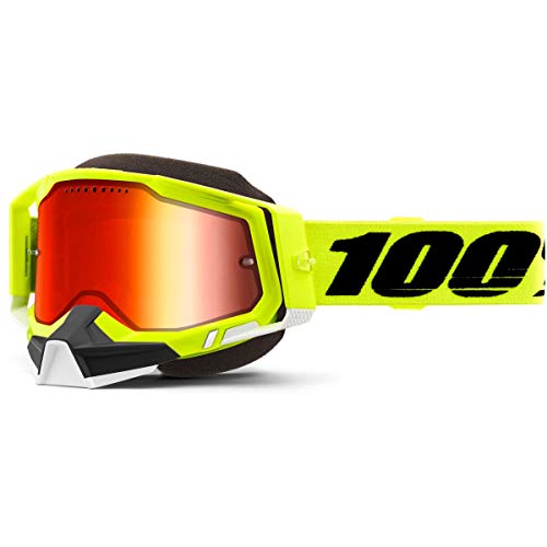 anteojos antiempañamiento 100% Racecraft 2 para motos de nieve, anteojos protectoras Powersport Racing