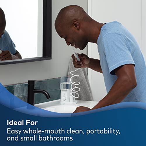 Waterpik - Hilo de agua para dientes, eléctrico portátil para viajes y hogar, Nano Plus, WP-320