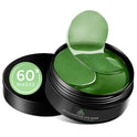 Parches de gel para ojos de té verde, parches de gel para ojos de té verde, máscaras para ojeras y hinchazón, máscara de colágeno para ojos debajo de los ojos, máscara de gel para ojos hinchados, ojeras, tratamiento de ojos para mujeres