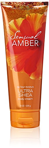 Bath & Body Works Signature Collection, ámbar sensual, crema corporal ultra karité