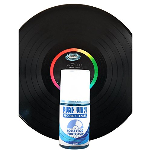 Limpiador de discos de vinilo puro por Collector Protector botella de spray de 207 ml