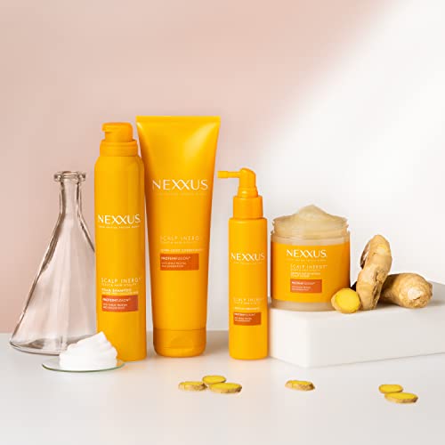 Nexxus Scalp Inergy - Acondicionador ultraligero para volumen, acondicionador clarificante ligero 8.5 onzas