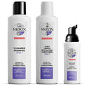 Nioxin Kits de sistema de tamaño completo 2, 4 y 6, 3 piezas, champú para pérdida de cabello, acondicionador y tratamiento del cuero cabelludo, para progresar a adelgazamiento avanzado del cabello, suministro de 3 meses