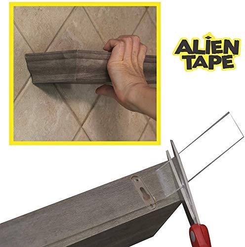 Bell+Howell - Alientape Nano cinta de doble cara, adhesivo extraíble multiusos con agarre transparente, cinta de montaje lavable, resistente, para alfombras, marcos de fotos, decoración de pósteres