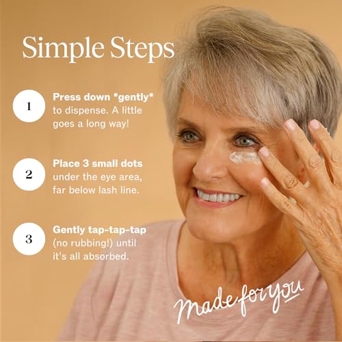 Eye Cream Moisturizer (1.7oz) 94% Natural Anti Aging Skin Care