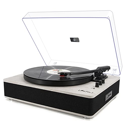 LP&No.1 Tocadiscos Bluetooth Tocadiscos con Altavoces Integrado