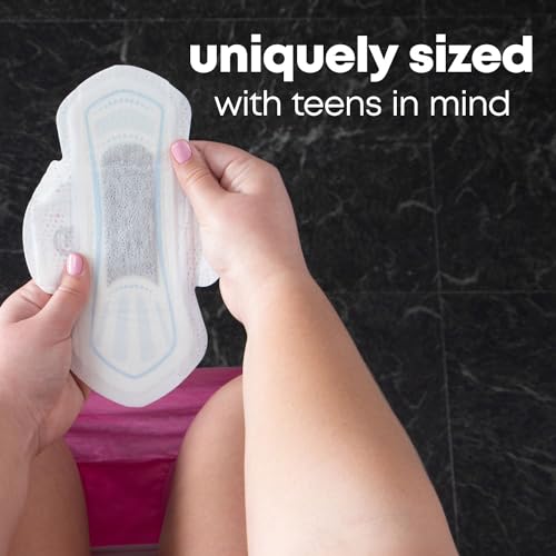 U By Kotex Almohadillas femeninas para adolescentes ultrafinas con alas, protección durante la noche, 48 unidades (4 paquetes de 12), 12 unidades