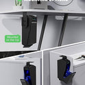 HOLEWOR - Pistola biométrica segura para pistolas, pistola, segura para pistola con huella digital, 3 maneras de acceso rápido, seguro para mesita de noche, computadora, vehículo