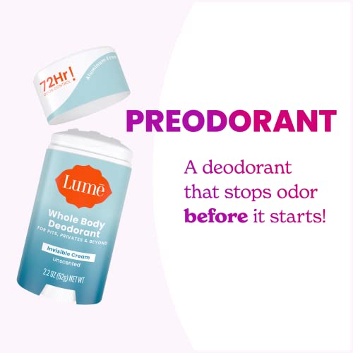 Natural Deodorant - Underarms and Private Parts - Aluminium-Free, Baking Soda-Free, Hypoallergenic, and Safe For Sensitive Skin - 70ml Stick (Unscented)