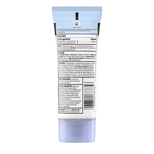Neutrogena Ultra Sheer Dry-Touch Sunblock SPF 30 for Unisex Sunblock 3 oz