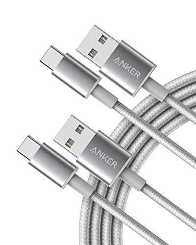 Anker Premium Nylon USB-C to USB-A Cable, for Samsung Galaxy S9/S8/Note 8, LG V20/G5/G6, and More