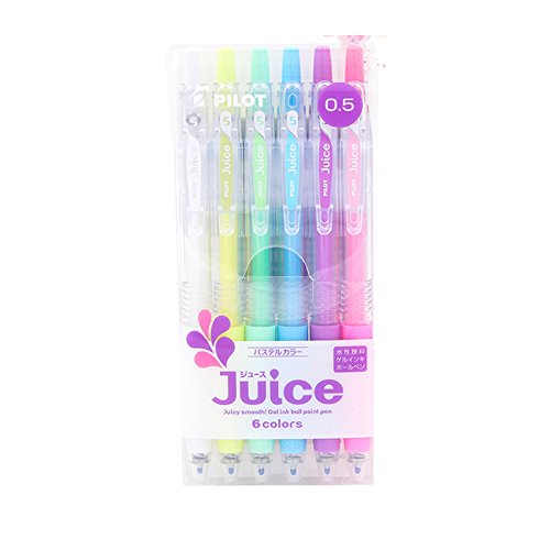 Pilot Juice Bolígrafo de tinta de gel, 0.38 mm, juego de 12 colores, Pastel