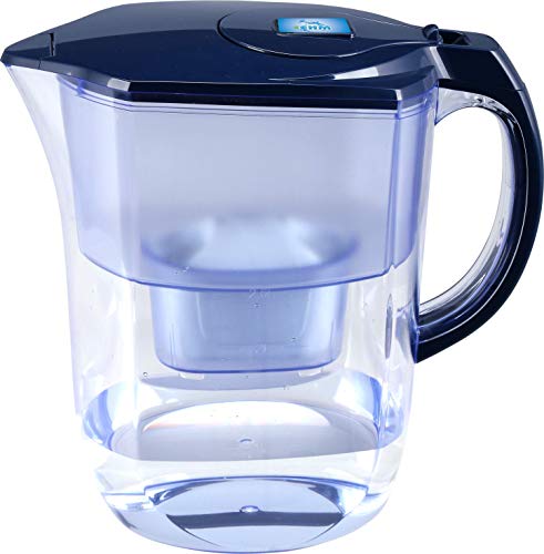 Alkaline Mineral Water Ioniser Pitcher 3.5L COMES WITH 1 EXTRA CARTRIDGE Pure Healthy Water in Minutes From EHM