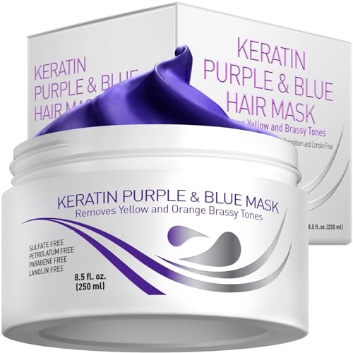 Vitamins Keratin Hair Mask Acondicionador profundo - Tratamiento reparador ultra proteico para cabello grueso seco dañado o teñido rizado rizado y liso grueso