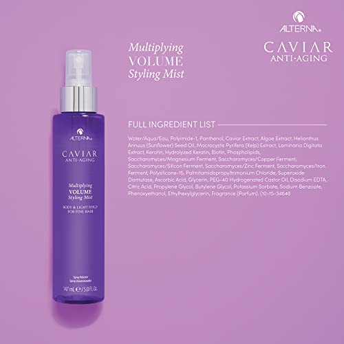 Caviar Anti-envejecimiento Multiplicador de volumen Mist, 5 onzas