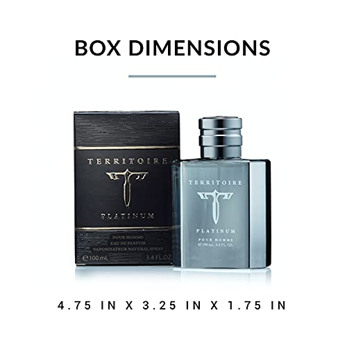 Territoire Platinum by YZY Eau de Parfum For Men's 3.4 FL oz 100 ML