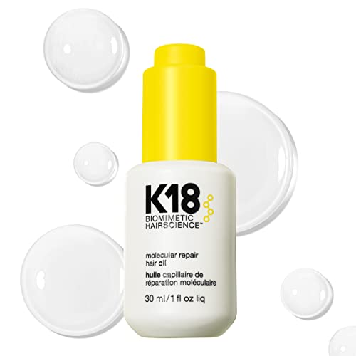 k18 molecular repair hair oil - weightless oil strengthens