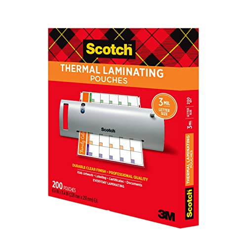 Scotch Brand Pro Thermal Laminator, Never Jam Technology Automatically Prevents Misfed Items