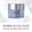 Eucerin Redness Relief Soothing Night Creme, 1.7 Ounce